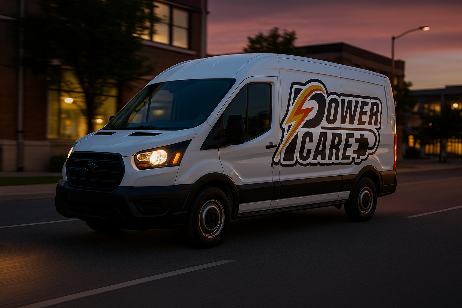Power Care Van on the way to help customer